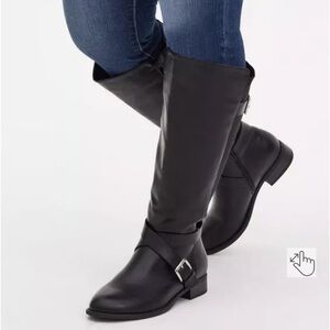 Torrid Buckle Knee-High Boot (WW)